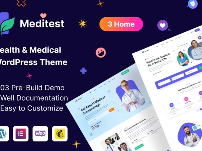 Meditest - Health Care Medical & Hospital Theme
