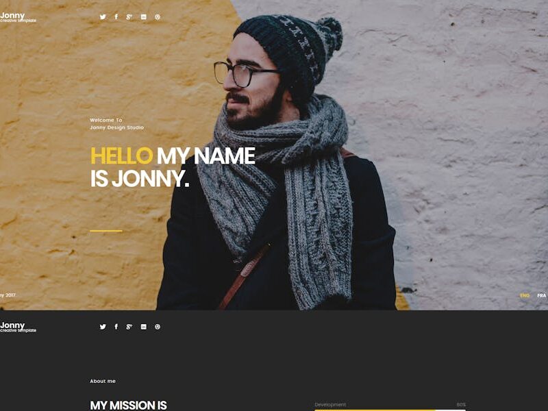Jonny - Personal WordPress Theme