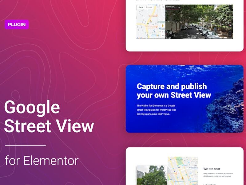 Google Street View for Elementor