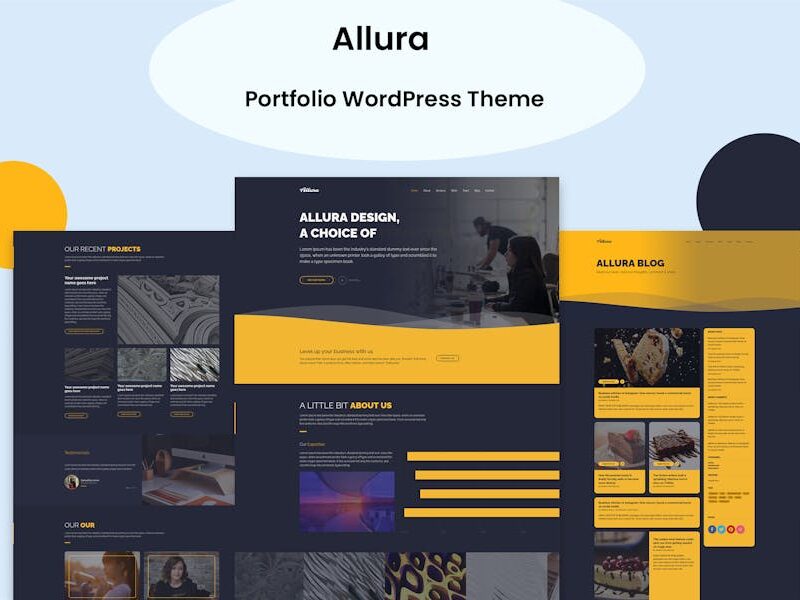 Allura - Portfolio WordPress Theme