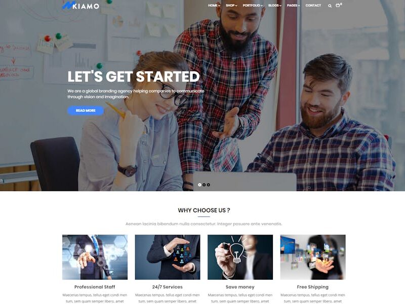 Enzio - Responsive Business WordPress Theme