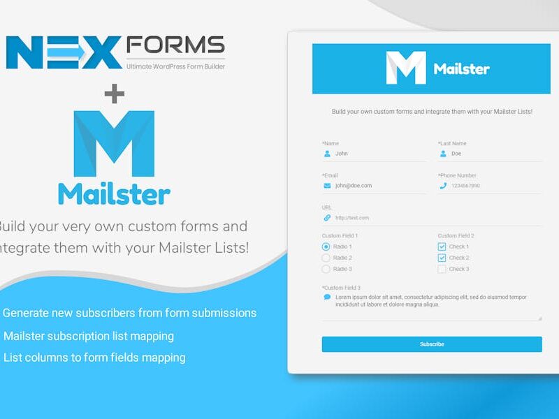 NEX-Forms - Mailster Add-on