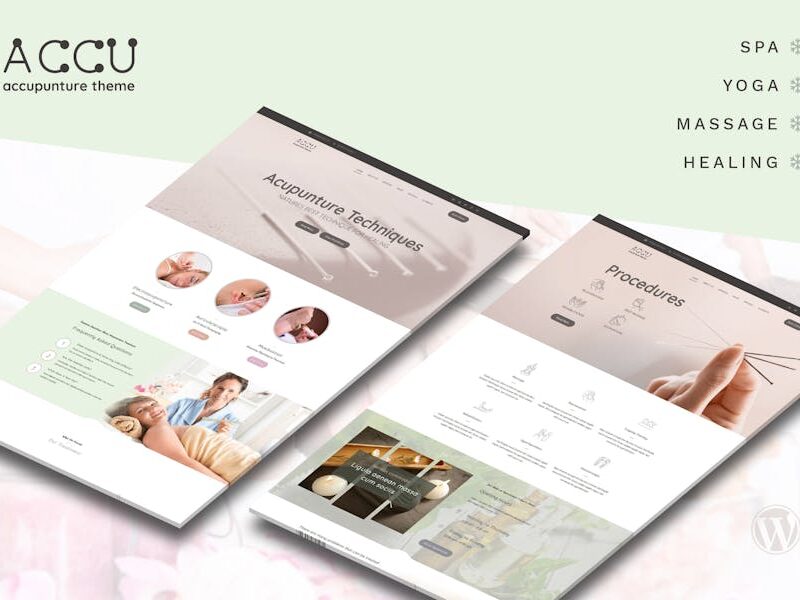 Accu - Acupuncture, Massage WordPress Theme
