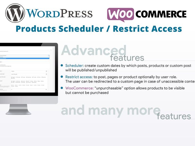 Products Scheduler / Restrict Access