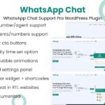 WhatsApp Chat Support Pro WordPress Plugin