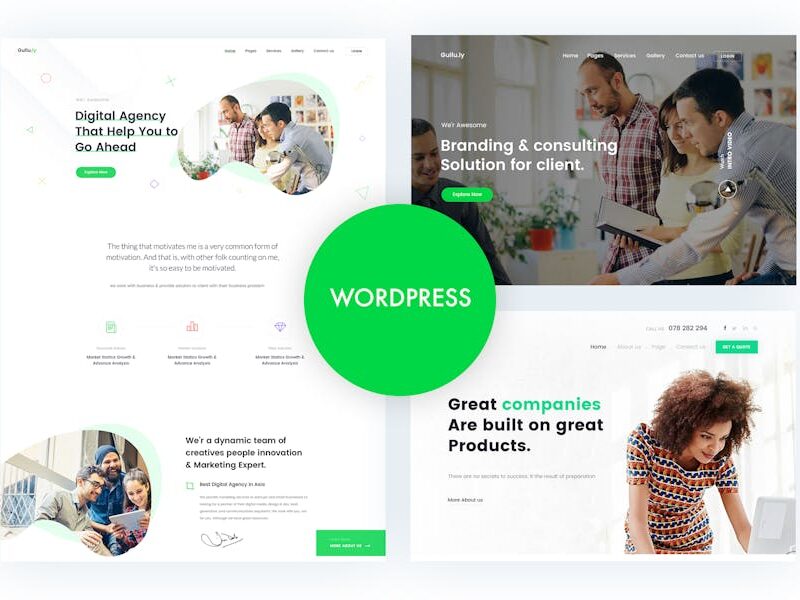 Gullu - Agency & Multipurpose WordPress Theme