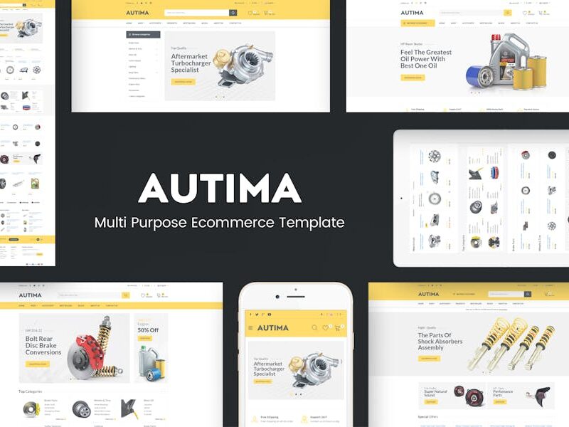 Autima - Car Accessories Theme for WordPress