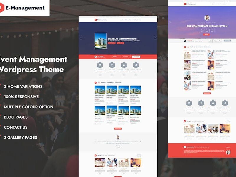 Event Management WordPress Theme