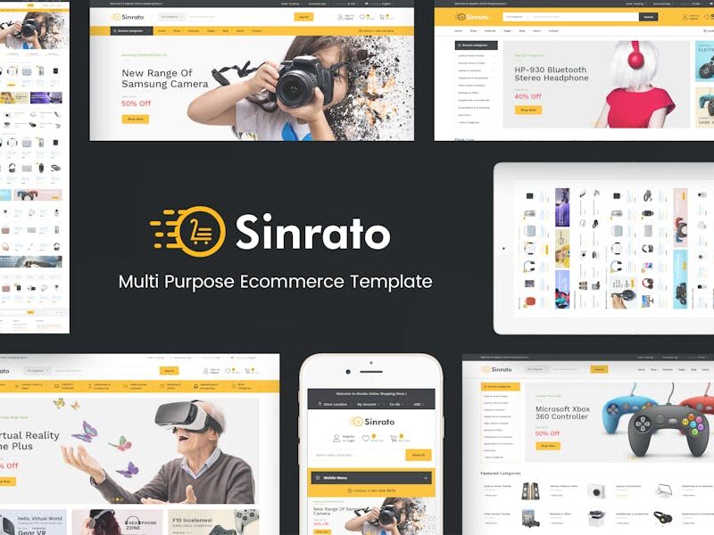 Sinrato - Mega Shop OpenCart Theme