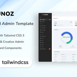 Admin Template & Dashboard Tailwind UI Kit – Lunoz