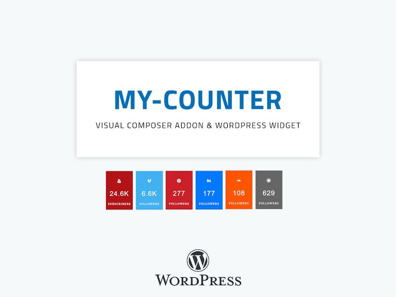MY-Counter | Visual Composer Addon & Widget