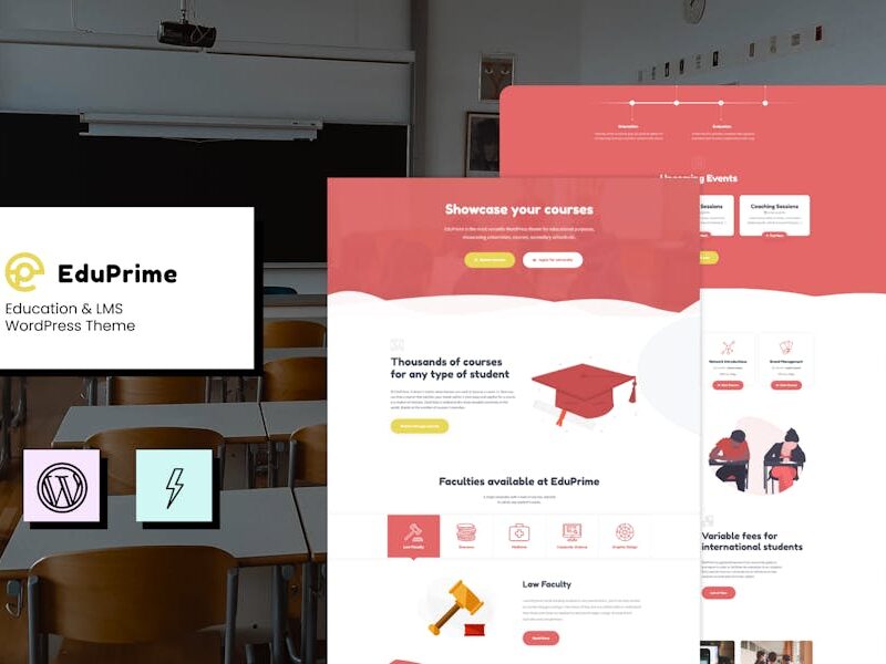 EduPrime - Education & LMS WordPress Theme