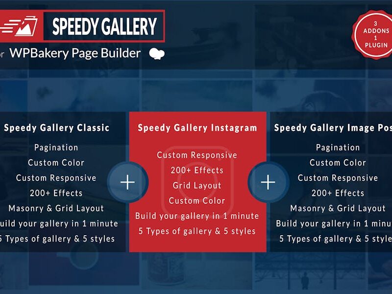 Speedy Gallery Addons for WPBakery Page Builder