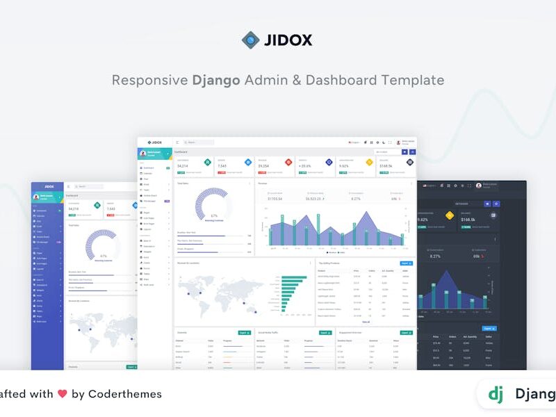 Jidox - Django Admin Dashboard Template