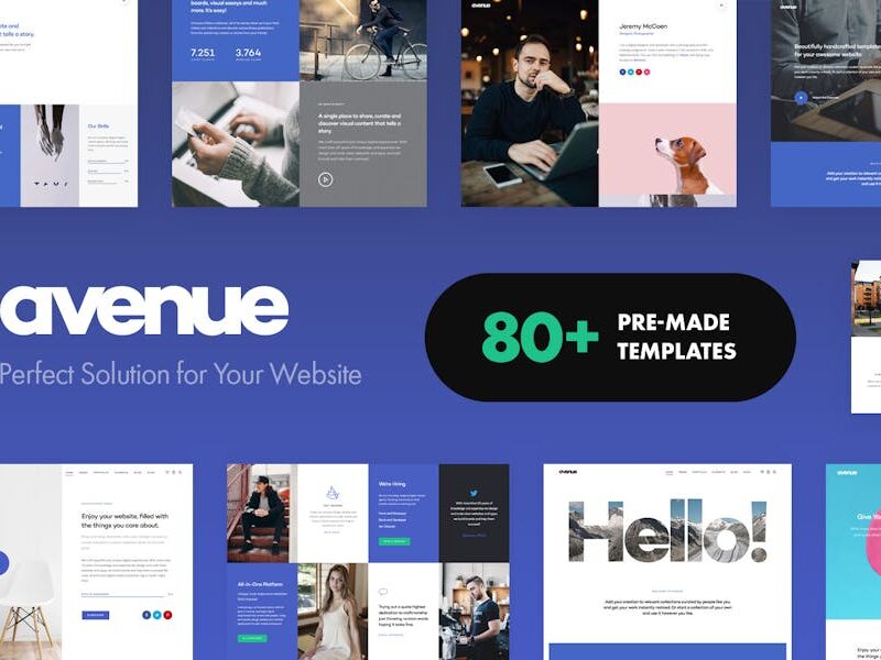 Avenue - Creative Multi-Purpose WordPress Theme