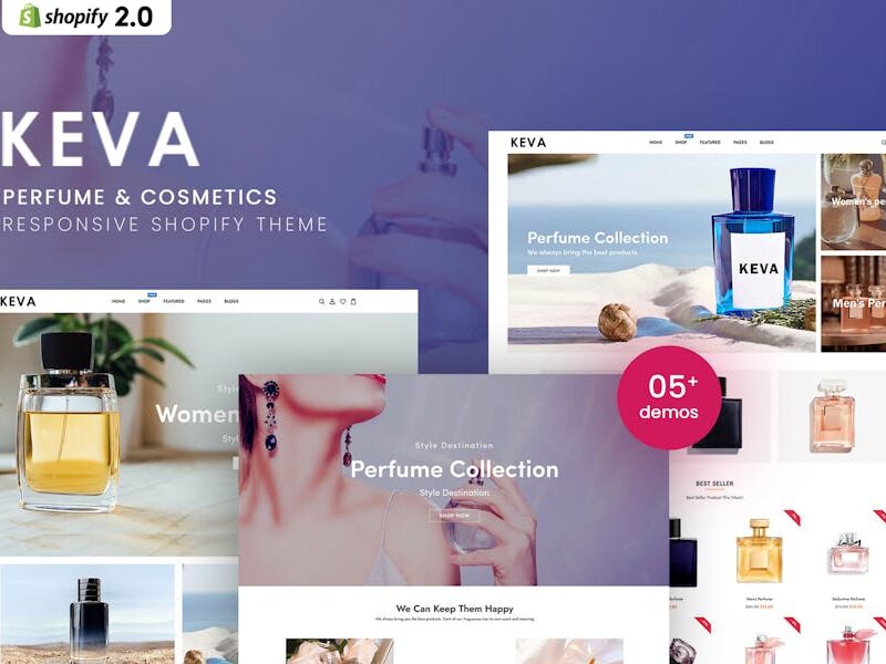 Keva - Perfume And Cosmetics Shopify Theme