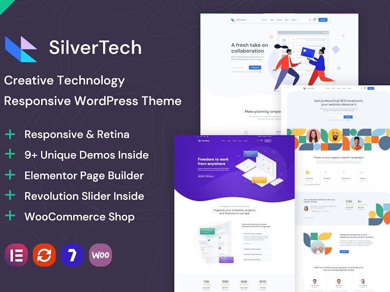 Silvertech - Creative WordPress Theme