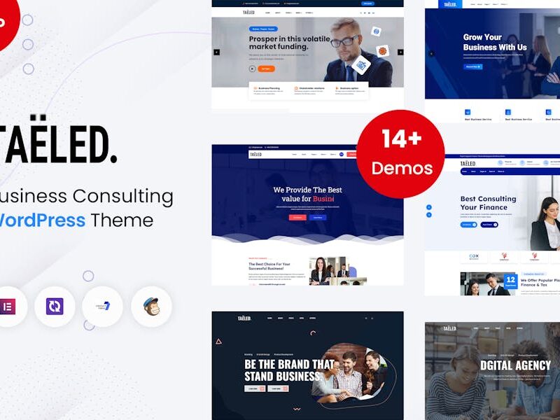 TAELED - Business Consulting WordPress Theme