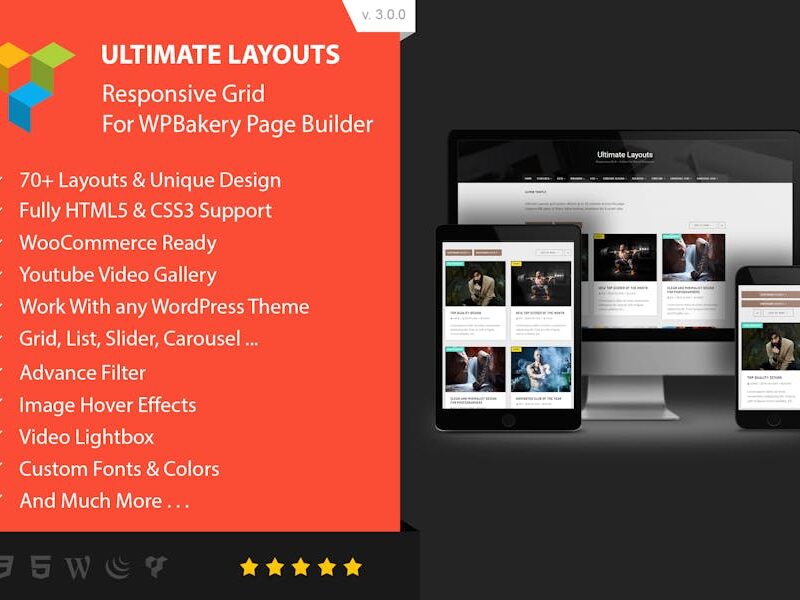 Ultimate Layouts - Addon For WPBakery Page Builder