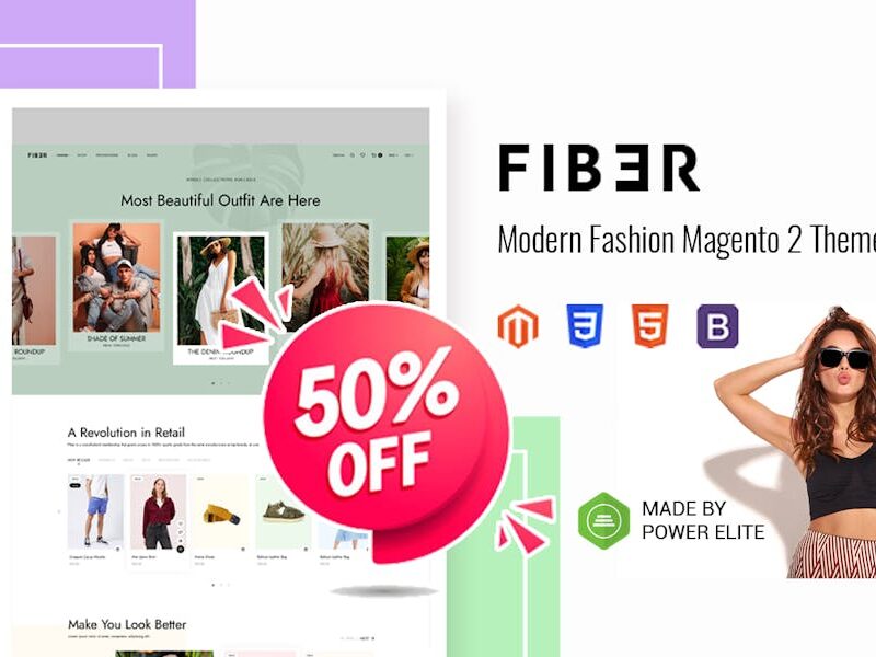 Fiber - Modern Fashion Store Magento 2 Theme