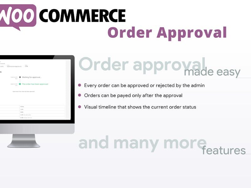 WooCommerce Order Approval