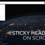 Sticky Header on Scroll for WordPress
