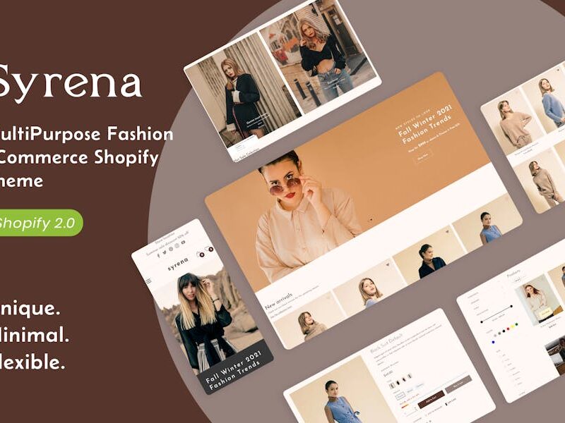 Syrena - MultiPurpose Fashion Shopify Theme