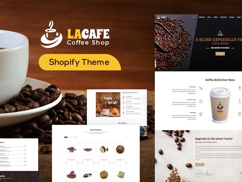 LaCafe - Coffee Shop Shopify Store