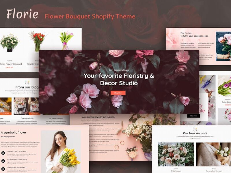 Florie - Flower Shop, Florist Store Shopify Theme
