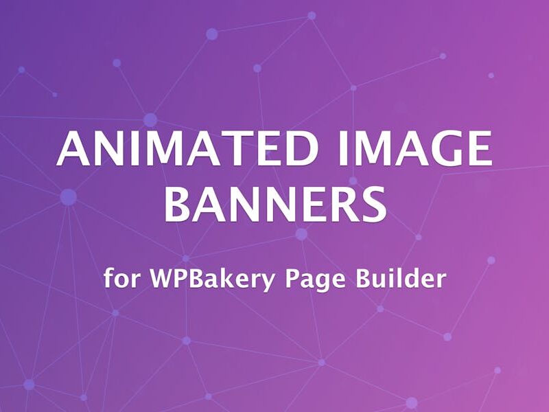 Animated Image Banners for WPBakery Page Builder