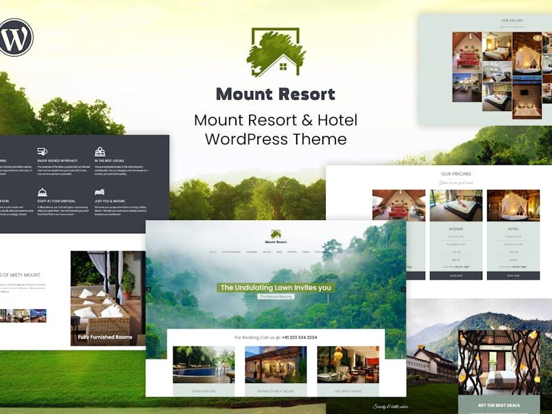 Mount Resort & Hotel WordPress