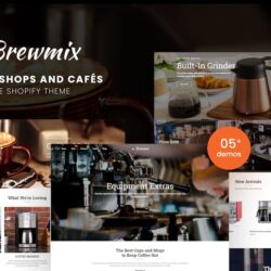 Brewmix – Coffee Shops and Cafés Shopify Theme