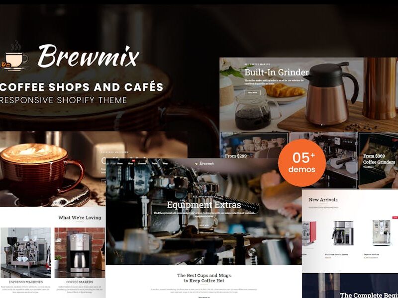 Brewmix - Coffee Shops and Cafés Shopify Theme