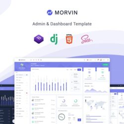 Morvin – Django Admin & Dashboard Template