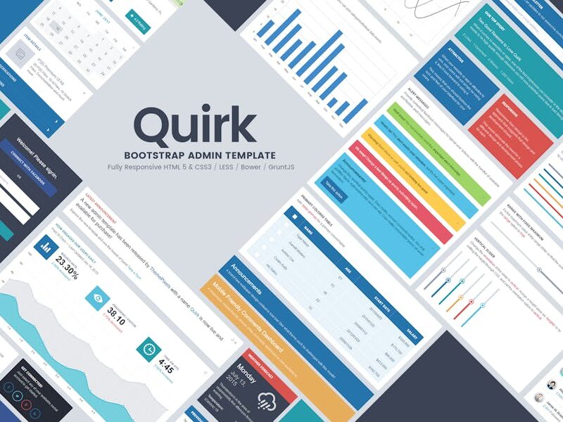 Quirk Bootstrap Admin Template