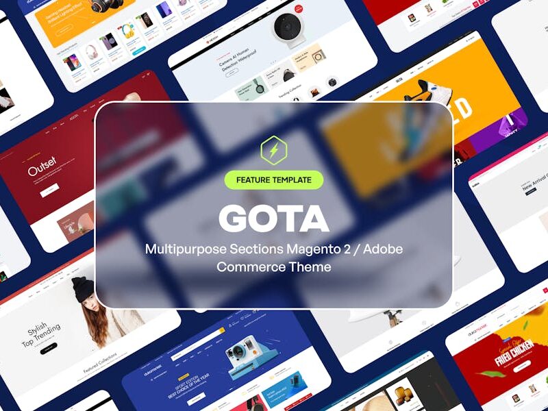 Gota - Multipurpose Magento 2  Theme