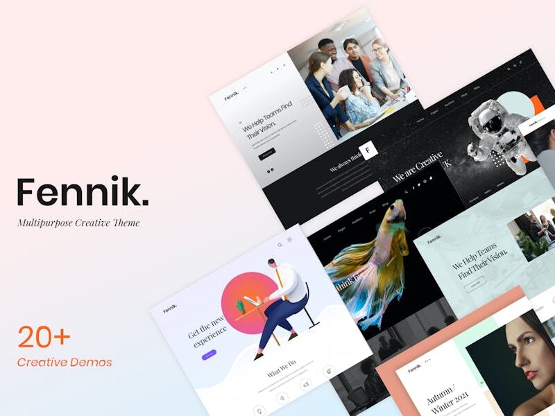 Fennik - Multipurpose Creative Theme