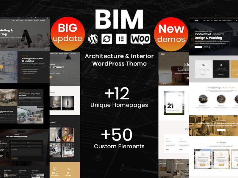 BIM - Architecture & Interior Design WP Theme