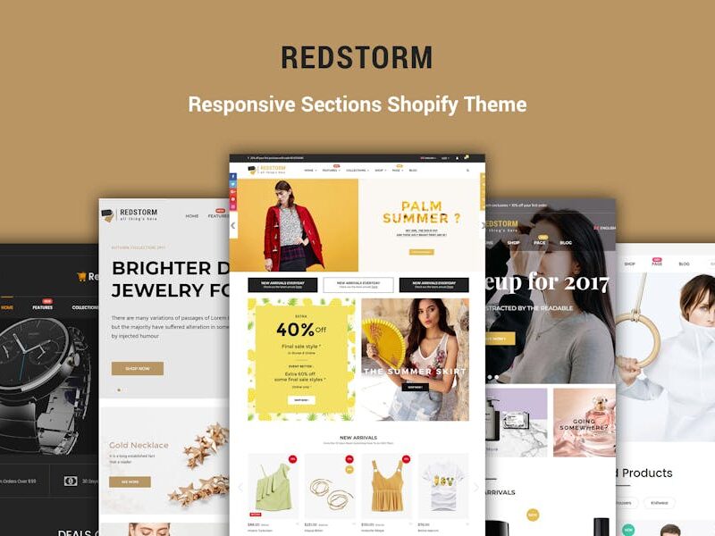 RedStorm - Sectioned Responsive Shopify Theme