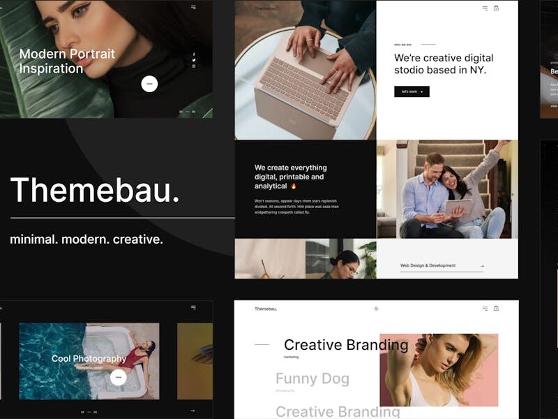 Themebau – Minimal Portfolio & Agency WordPress Th
