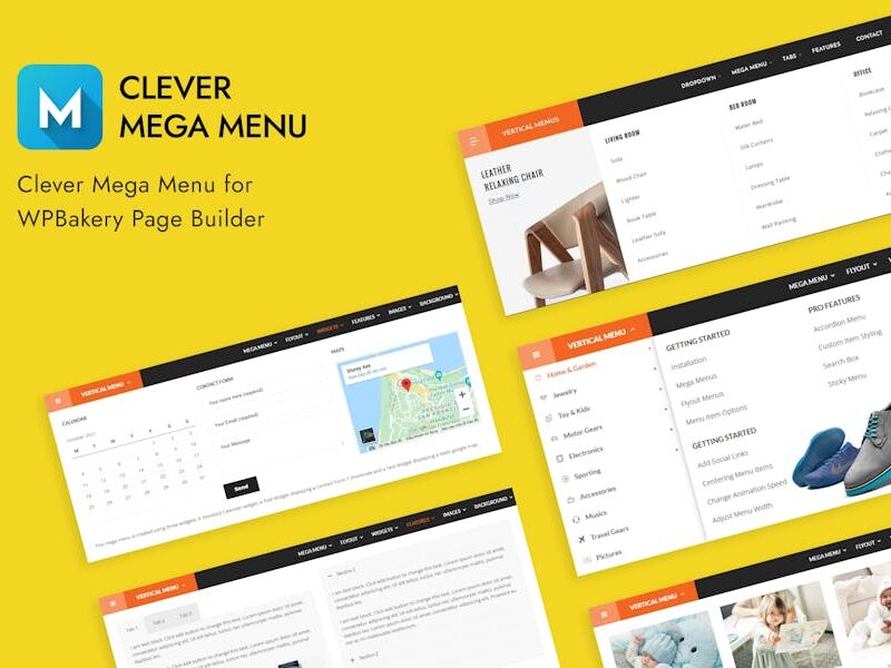 Clever MegaMenu for WPBakery Page Builder