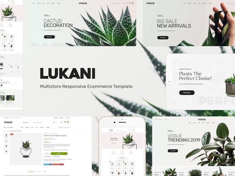 Lukani - Plant Theme for WooCommerce WordPress
