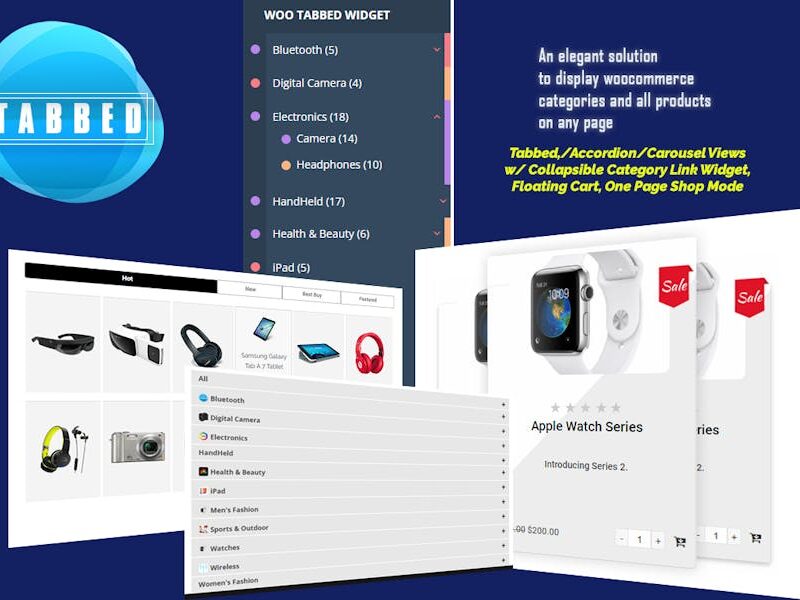 WooCommerce Tabbed Category Product Listing