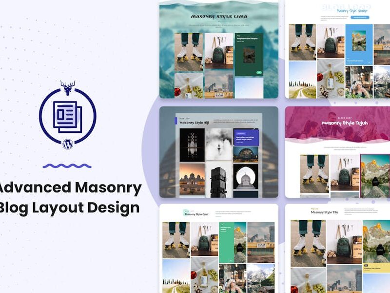 Advanced Masonry Blog Layout Design