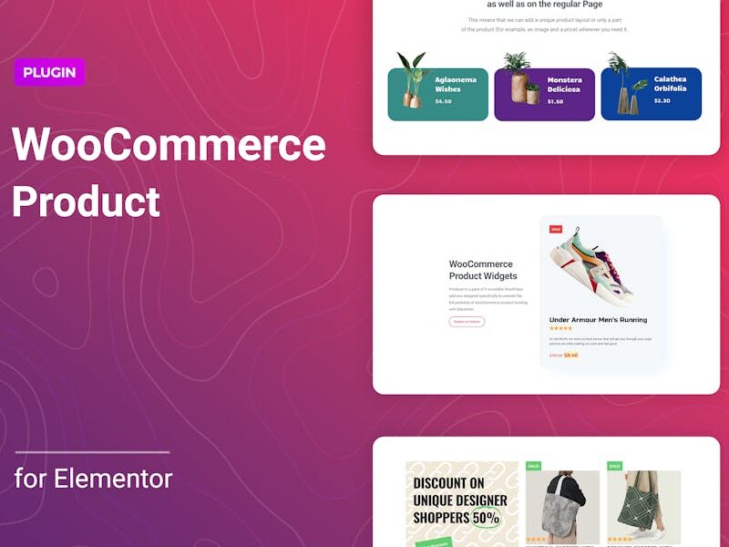 WooCommerce Product Widgets for Elementor