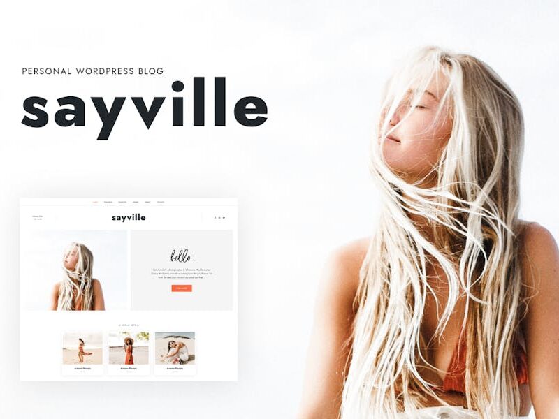 Sayville - WordPress Blog Theme