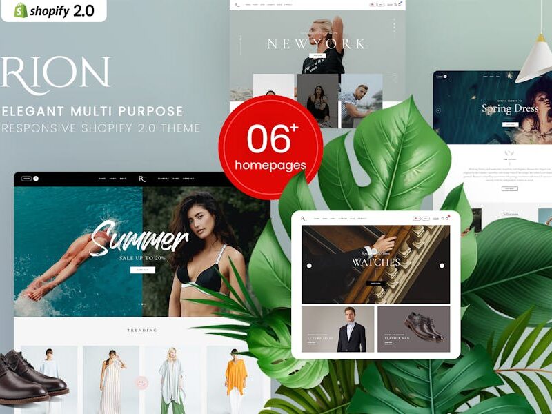 Rion - Elegant MultiPurpose Shopify Theme