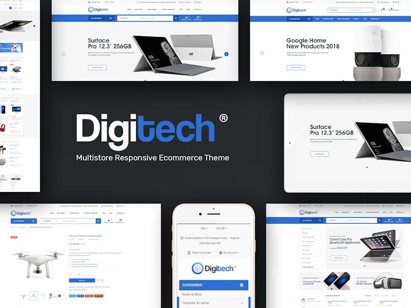 Digitech - Responsive Opencart 3.x Theme