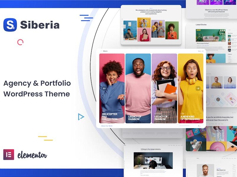 Siberia - Portfolio WordPress Theme