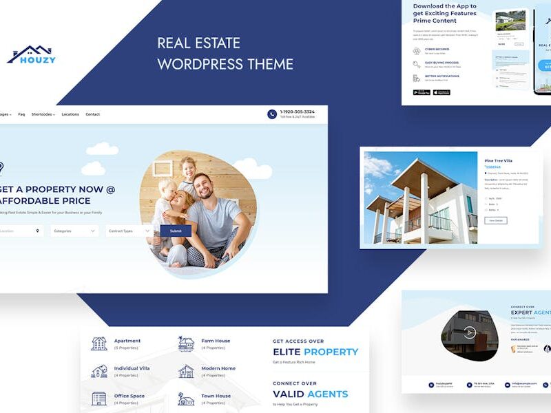 Houzy - RealEstate WordPress Theme